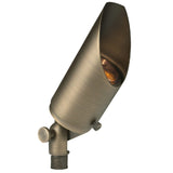 Adjustable Brass MR16 Bullet Light with Ground Spike – 12V Landscape Spotlight in Antique Bronze or Gun Metal Finish
