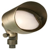 Mini Oval Flood Light – 12V Brass Landscape Wall Wash Fixture in Antique Bronze and Gun Metal with Multiple Lens Options