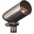 Mini Brass MR16 Bullet Spot Light with Ground Spike – 12V Landscape Fixture in Antique Bronze, Gun Metal, or Silver