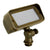 Brass Flood Light – 12V Landscape Fixture with Frosted and Clear Lens, in Antique Bronze or Black Brass Finish