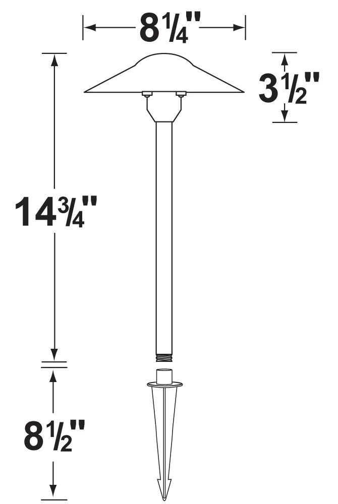 cl-616-low-voltage-12v-sc-bayonet-umbrella-area-light-dimensions