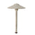 Aluminum Large Umbrella Area Light with weather-protected polycarbonate lens, SCB socket, and ABS spike, available in Black and Bronze finishes.