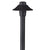 Mini Umbrella Path Light with 18-inch aluminum stem, available in Black and Bronze finishes. Outdoor landscape fixture with tempered glass lens and 12V T3 lamp compatibility.