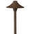 Umbrella Path Light with 18-inch aluminum stem, available in Black and Bronze. Outdoor landscape lighting fixture with tempered glass lens and 12V T3 lamp compatibility.