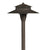 Smart RGB-WW Bluetooth Large Umbrella Area Light in Antique Bronze or Gun Metal brass with 12″ or 18″ stem, frosted lens, 1–5W LED for wide outdoor landscape lighting.