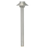 Mini Orient Brass Path Light with 3.5″ Shade – Available in Antique Bronze, Gun Metal, and Silver Plated Finishes
