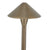 Brass Smart RGB-WW Large Cone Bluetooth Area Light in Antique Bronze finish, with 12″ or 18″ stem, 1–5W LED, 35–380 lumens, for outdoor landscape lighting.