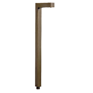 Brass Smart RGB-WW Bluetooth Modern Design Light in Antique Bronze or Gun Metal finish, with L-shaped stem, 1–4W LED, 35–300 lumens for outdoor lighting.