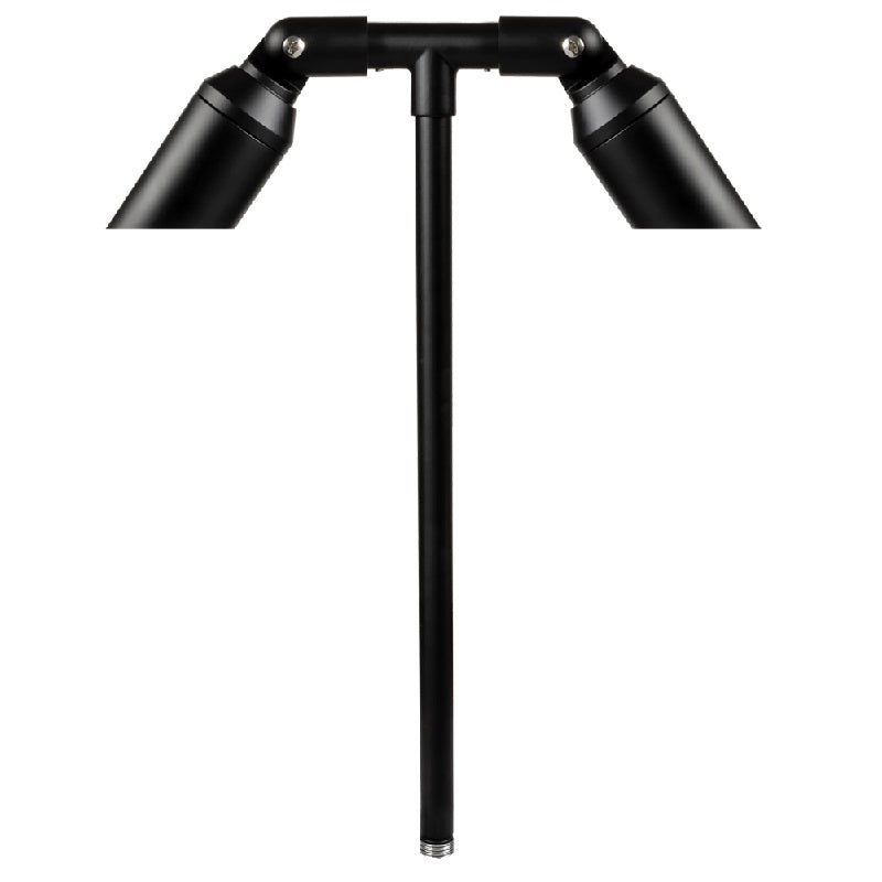 Double-Head Machined Aluminum Path Light | MR-16 LED