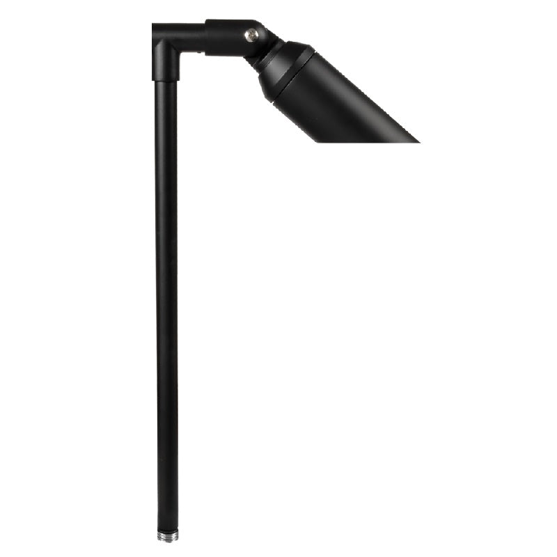 Single-Head Machined Aluminum Long Shroud Path Light | MR-16 LED