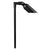 Single-head machined aluminum long shroud path light in Black, Bronze, or Silver finish, 18″ or 24″ stem, MR-16 LED compatible, with tempered glass lens.