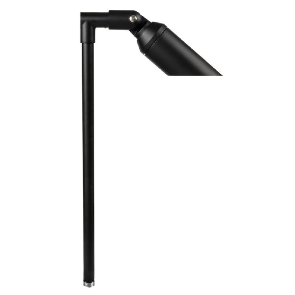 Single-Head Machined Aluminum Long Shroud Path Light | MR-16 LED