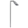 Single-head machined aluminum long shroud path light in Black, Bronze, or Silver finish, 18″ or 24″ stem, MR-16 LED compatible, with tempered glass lens.