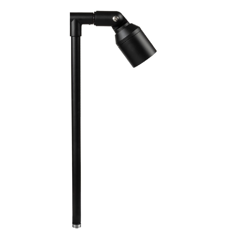 Single-Head Flat Shroud Path Light | Machined Aluminum | MR-16 LED