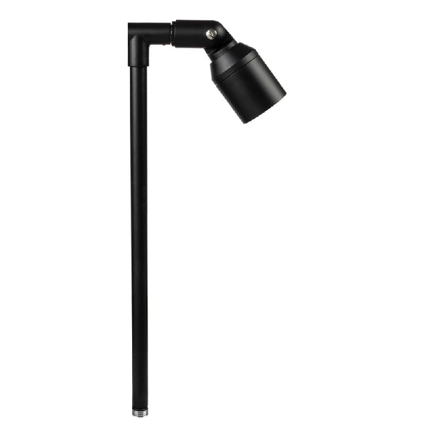 Single-Head Flat Shroud Path Light | Machined Aluminum | MR-16 LED
