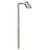 Mini Single Head Brass Path Light with adjustable knuckle, available in Antique Bronze, Gun Metal, and Silver Plated finishes, offered in 12″, 18″, or 24″ stems, MR-16 LED compatible.