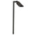 Smart RGB-WW Bluetooth Brass Path Light with Shroud, in Antique Bronze or Gun Metal finish, adjustable knuckle, and replaceable LED module.