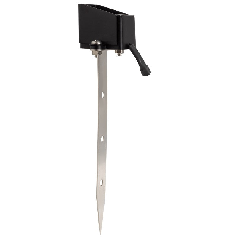Brass Mini Beam LED Light | Black Finish | Optional 6” Stake