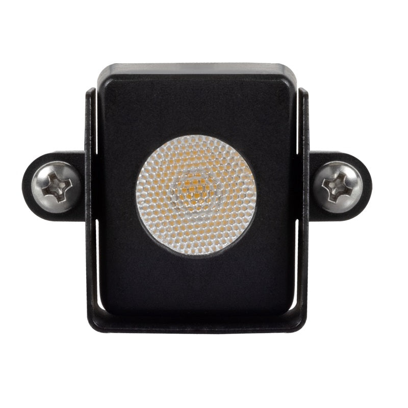 Brass Mini Beam LED Light | Black Finish | Optional 6” Stake