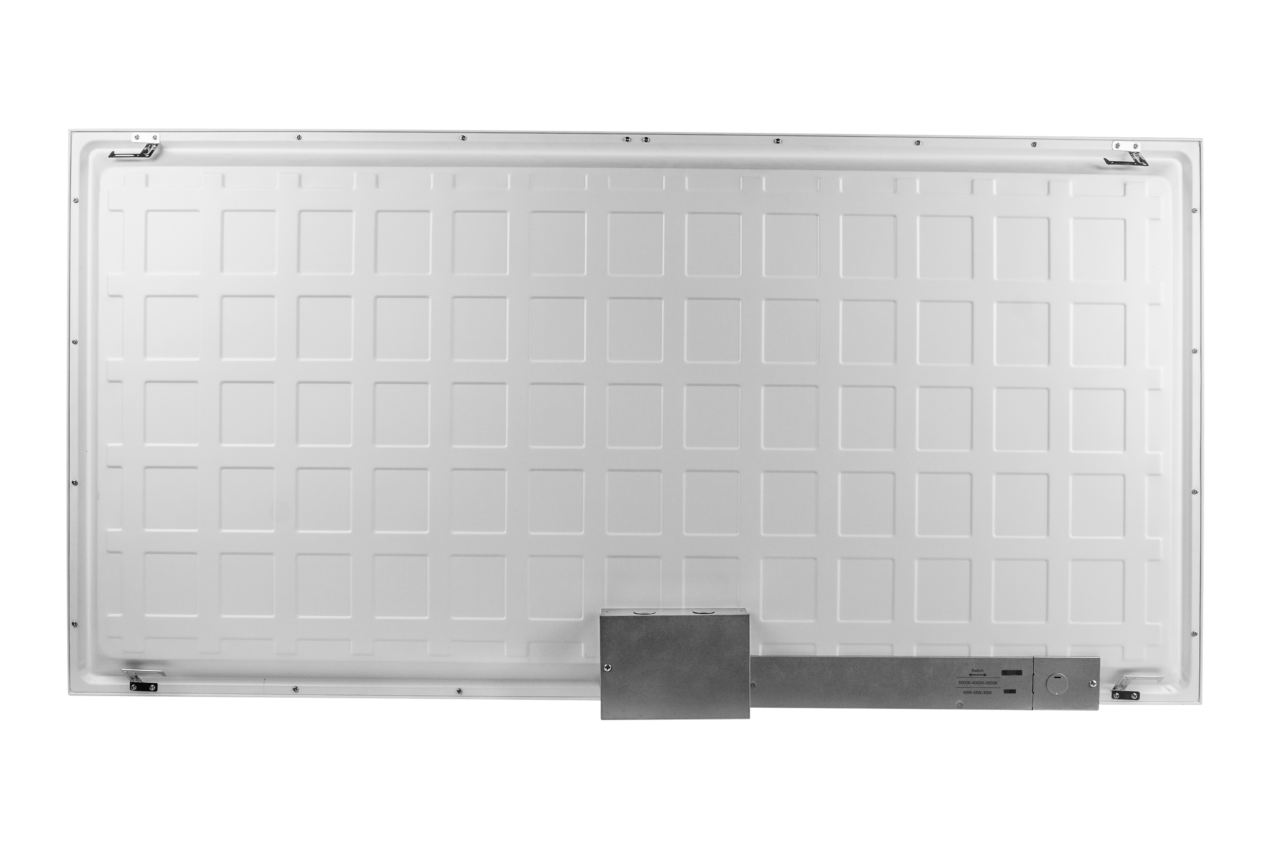 Commercial 2x4 LED panel light 6250 lumens tunable ceiling fixture