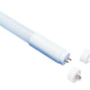 8ft LED T8 tube 5000K 42W Type B ballast bypass double ended retrofit 5700 lumens frosted shatter resistant DLC UL NSF certified