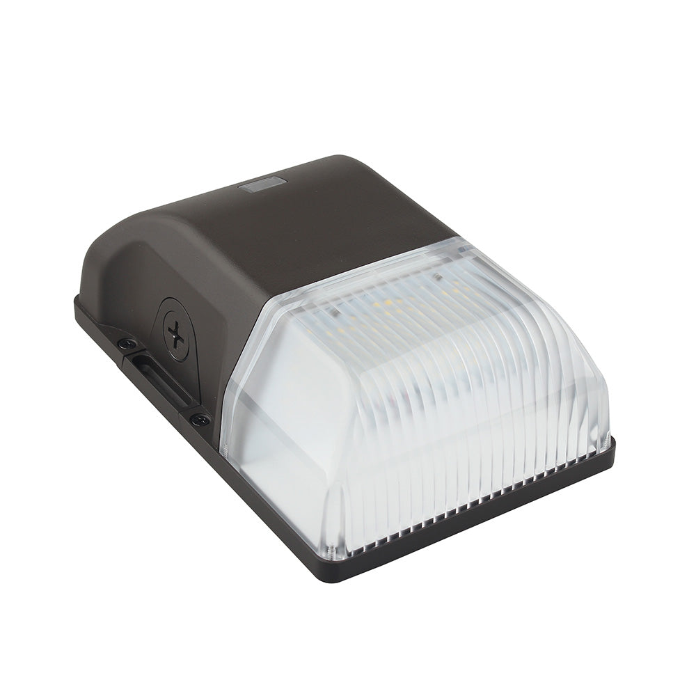 Multi CCT LED wall pack fixture 120-277V building exterior light