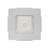 Energy-efficient LED canopy light flush-mounted in ceiling