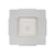 Recessed Canopy LED Luminaire with 11K Lumens, 5000k, Die Cast Aluminum, Powder-Coat White Housing