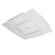 Recessed Canopy LED Luminaire with 11K Lumens, 5000k, Die Cast Aluminum, Powder-Coat White Housing