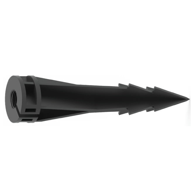 Slotted Plastic Spike Mounting | Corona Lighting CX-644-BK