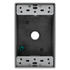 1/2" 1-Gang 3-Holes WeatherProof Electrical Box | Enerlites EN1350