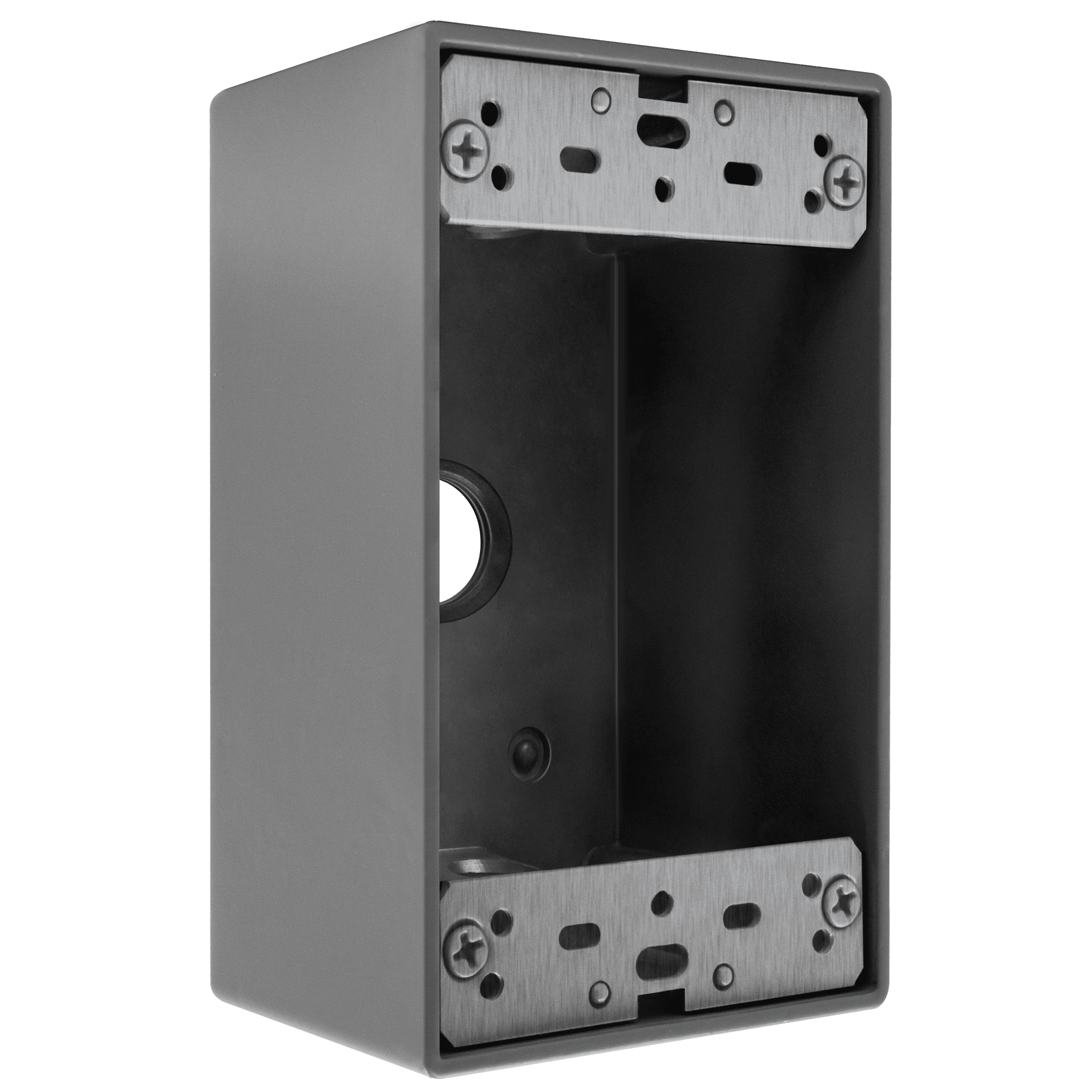 1-Gang 3-Holes 1/2" Weatherproof Box | Enerlites EN1350