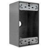 1-Gang 3-Holes 1/2" Weatherproof Box | Enerlites EN1350