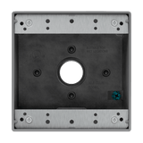 Enerlites EN2375 3/4-inch 2-gang 3-hole weatherproof electrical box