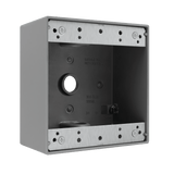 2-Gang 5-Holes 1/2" Weatherproof Box | Enerlites EN2550