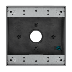 Enerlites EN2575 3/4-inch 2-gang 5-hole weatherproof electrical box - Available at Electrical Marketplace