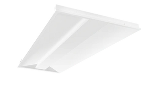 Goodlite 2x4 Focused LED Troffer, 50W/60W/70W selectable wattage, 5CCT (3000K–6500K), frosted diffuser, low glare UGR14, 0–10V dimmable, DLC & ETL listed, model G-98228. - Available at Electrical Marketplace