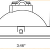 adjustable round recessed LED spotlight fixture