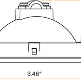adjustable round recessed LED spotlight fixture