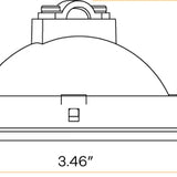 Flarion-3-inch-single-head-multiple-floating-gimbal-led-light-90-degree-tilt-wet-location