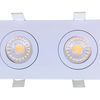 adjustable dual head recessed spotlight LED