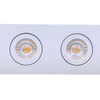 Flarion 3 inch four head floating gimbal LED recessed light white 32W 2800 lumens adjustable 5CCT wet rated ceiling fixture