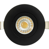 adjustable round recessed LED spotlight fixture