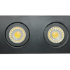 Flarion 3 inch four head floating gimbal LED recessed light white 32W 2800 lumens adjustable 5CCT wet rated ceiling fixture