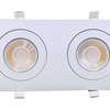 floating gimbal recessed LED spotlight fixture