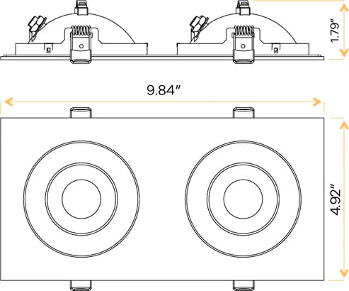 Flarion-4-inch-2-head-floating-gimbal-led-recessed-light-wet-location