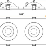 Flarion-4-inch-2-head-floating-gimbal-led-recessed-light-wet-location
