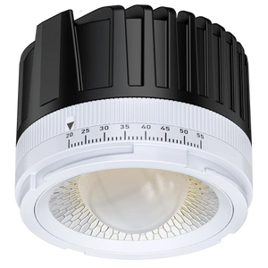 Aster 4 inch 14W beam adjustable LED module for recessed lighting systems - Available at Electrical Marketplace