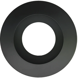 Aster 4-inch black round recessed trim G2 with clip-in mounting - Available at Electrical Marketplace