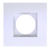Aster 4-inch white square recessed trim G2 with clip-in mounting